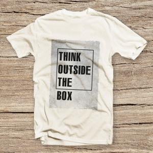 Pts-039 Think Outside The Box T-shirt, Fashion..