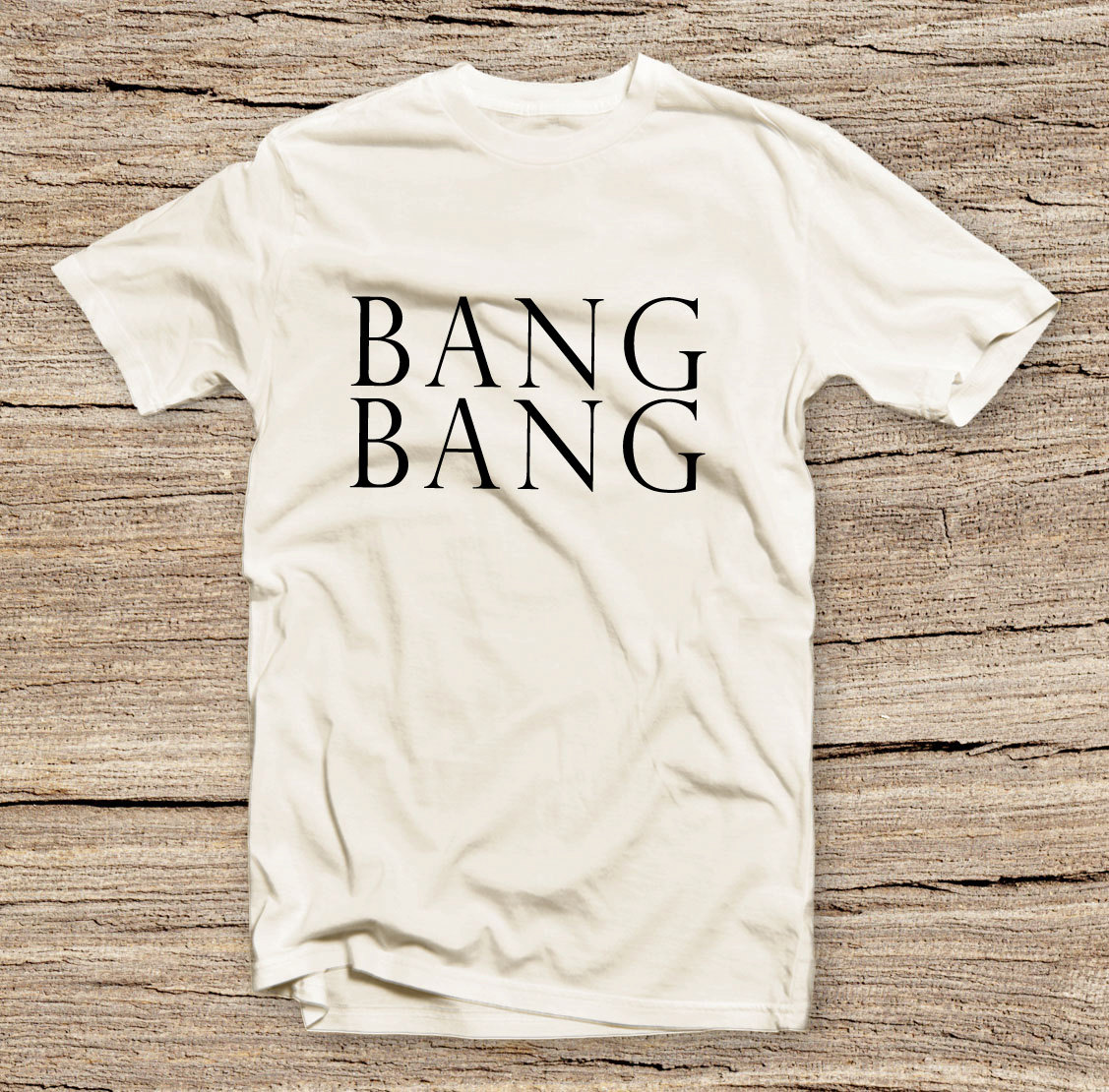 Pts-108 Bang Bang Funny T-shirt Fashion Item, Style T-shirt, Fashion Printed T-shirt