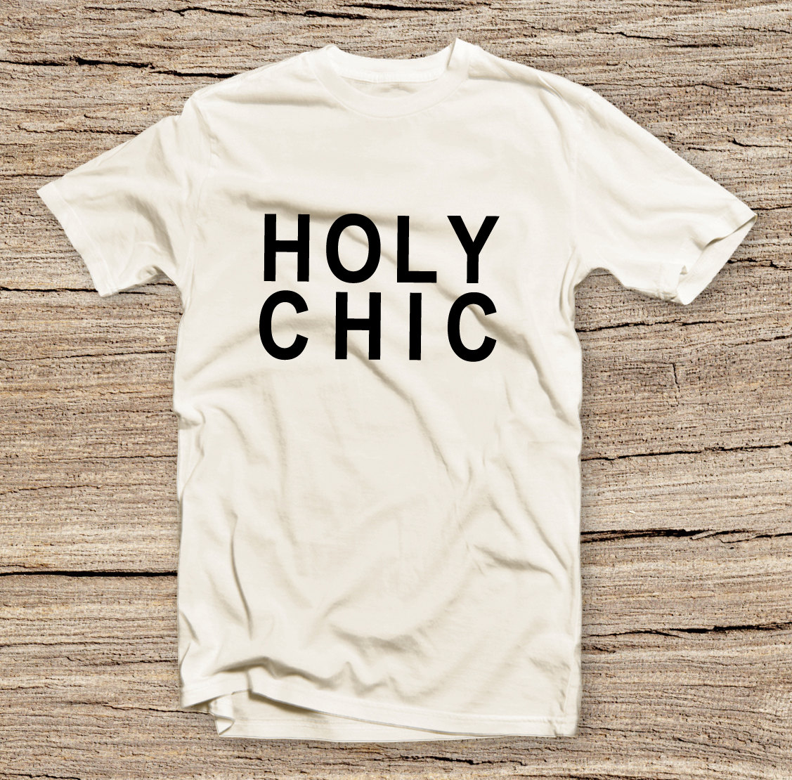 Pts-093 Holy Chic T-shirt, Fashion Style Printed T-shirt