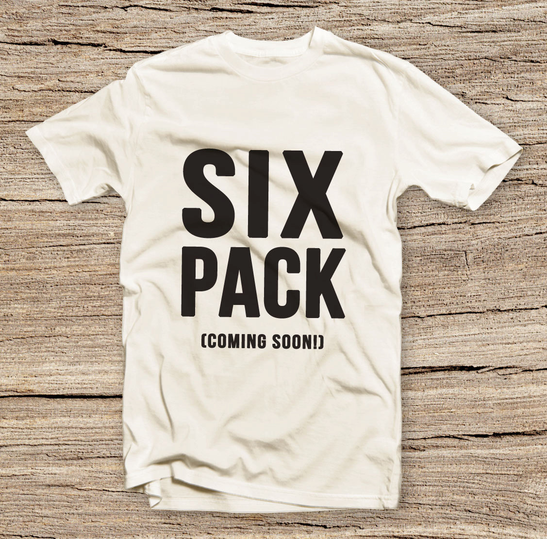 Pts-191 Six Pack Coming Soon T-shirt, Fashion Shirts, Funny T-shirt, Cute T-shirts, Cool T-shirts