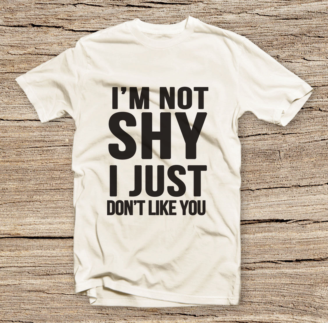 Pts-192 I'm Not Shy T-shirt, Fashion Shirts, Funny T-shirt, Cute T-shirts, Cool T-shirts